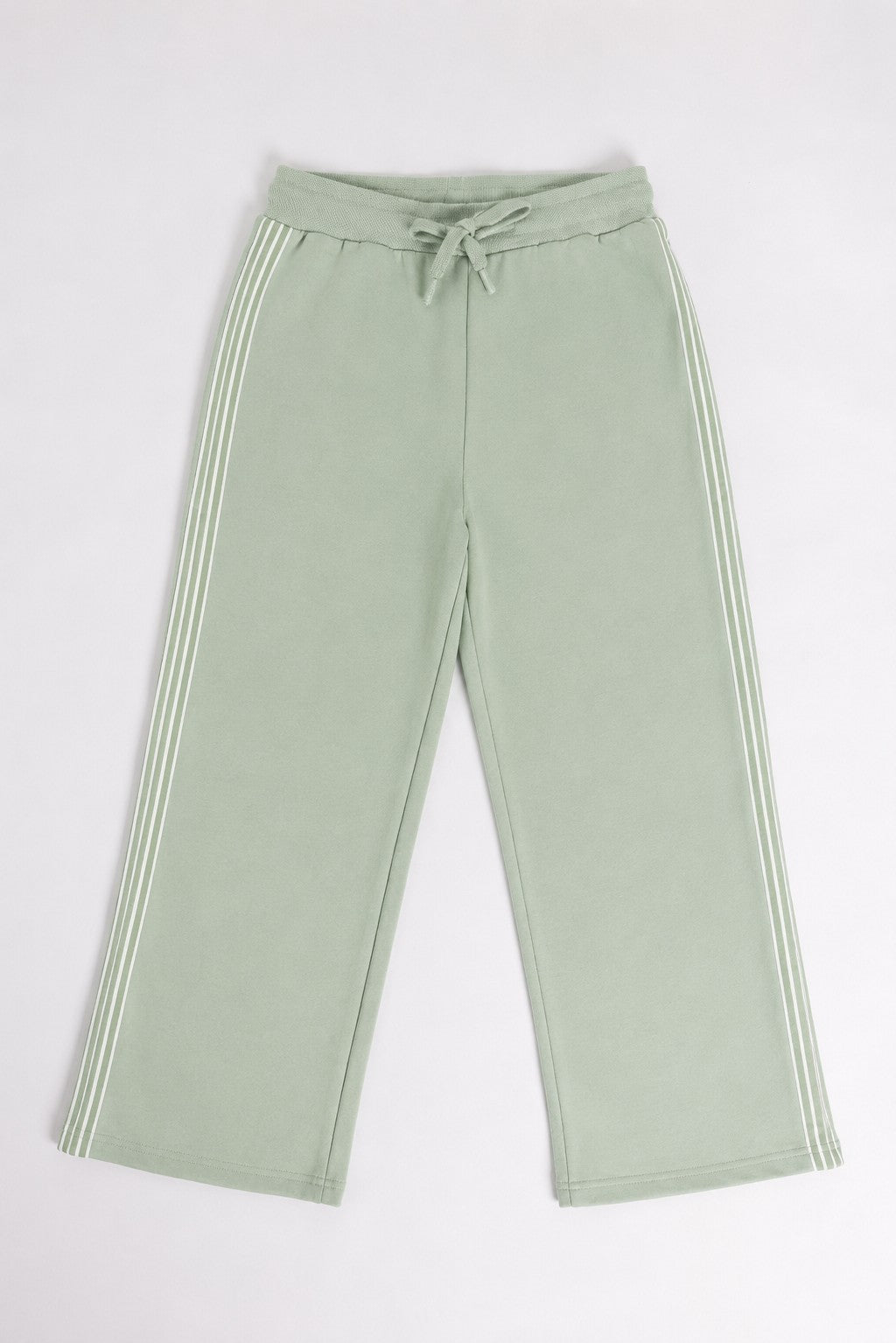 Green Mid Rise Straight Fit Jogger