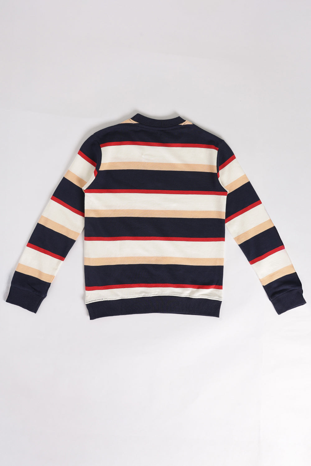 Multi Coloured Stripes Regular Fit Sweatshirt