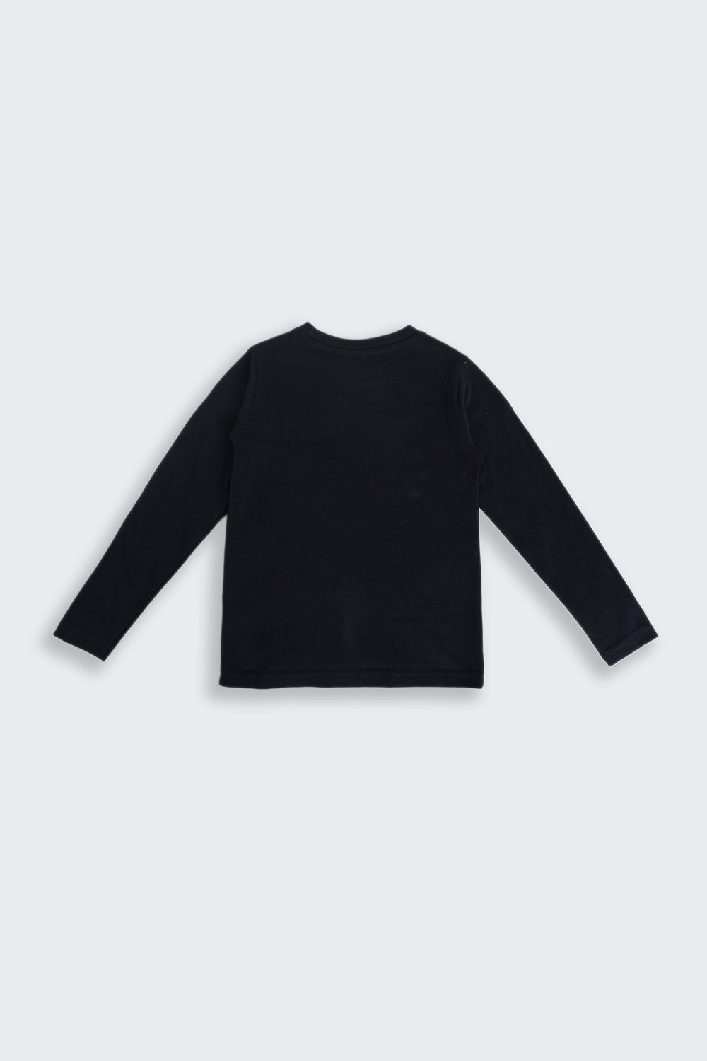 Boys Black Graphic Cotton Regular Fit T-Shirt