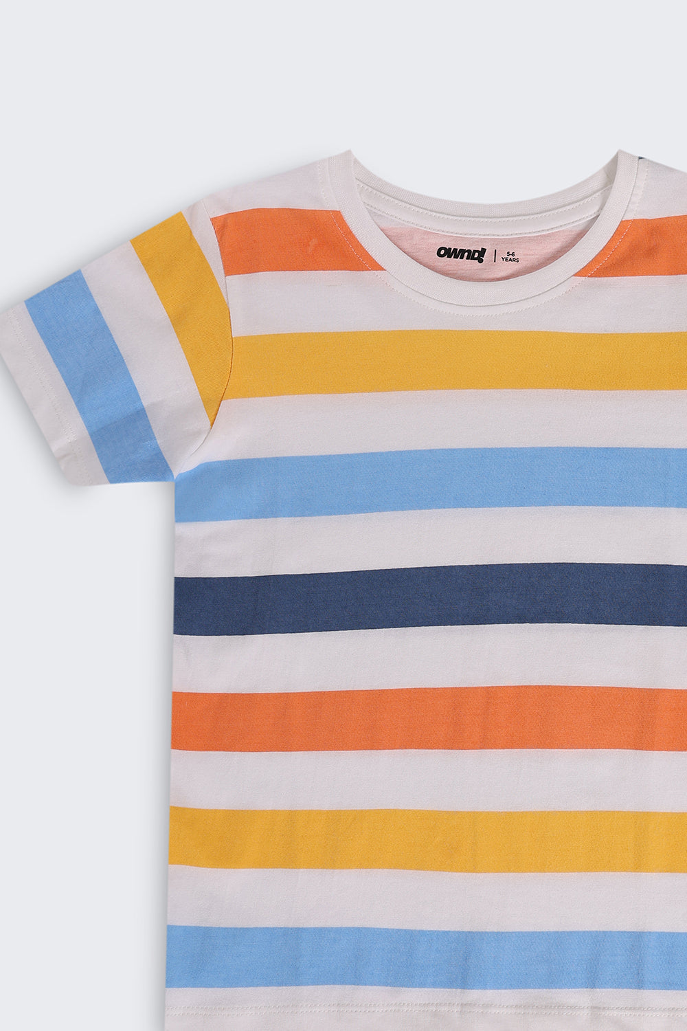 Multi Coloured Cotton Regular Fit T-Shirt For Boys