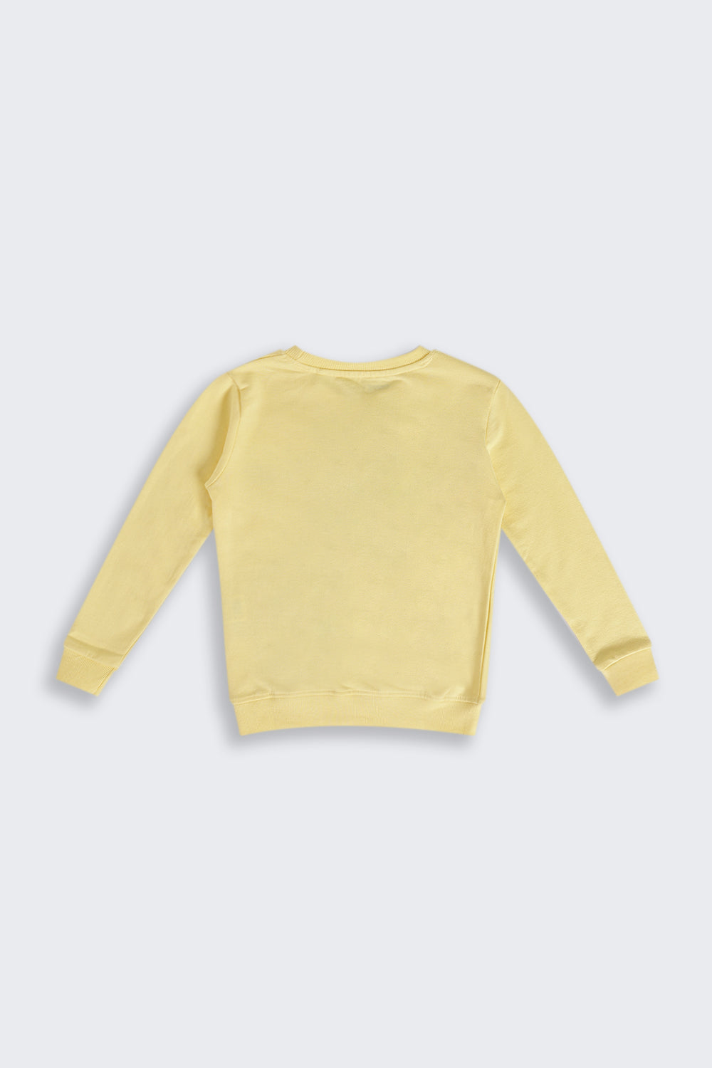 Yellow Dinosaur Print Regular Fit Sweatshirt For Boys