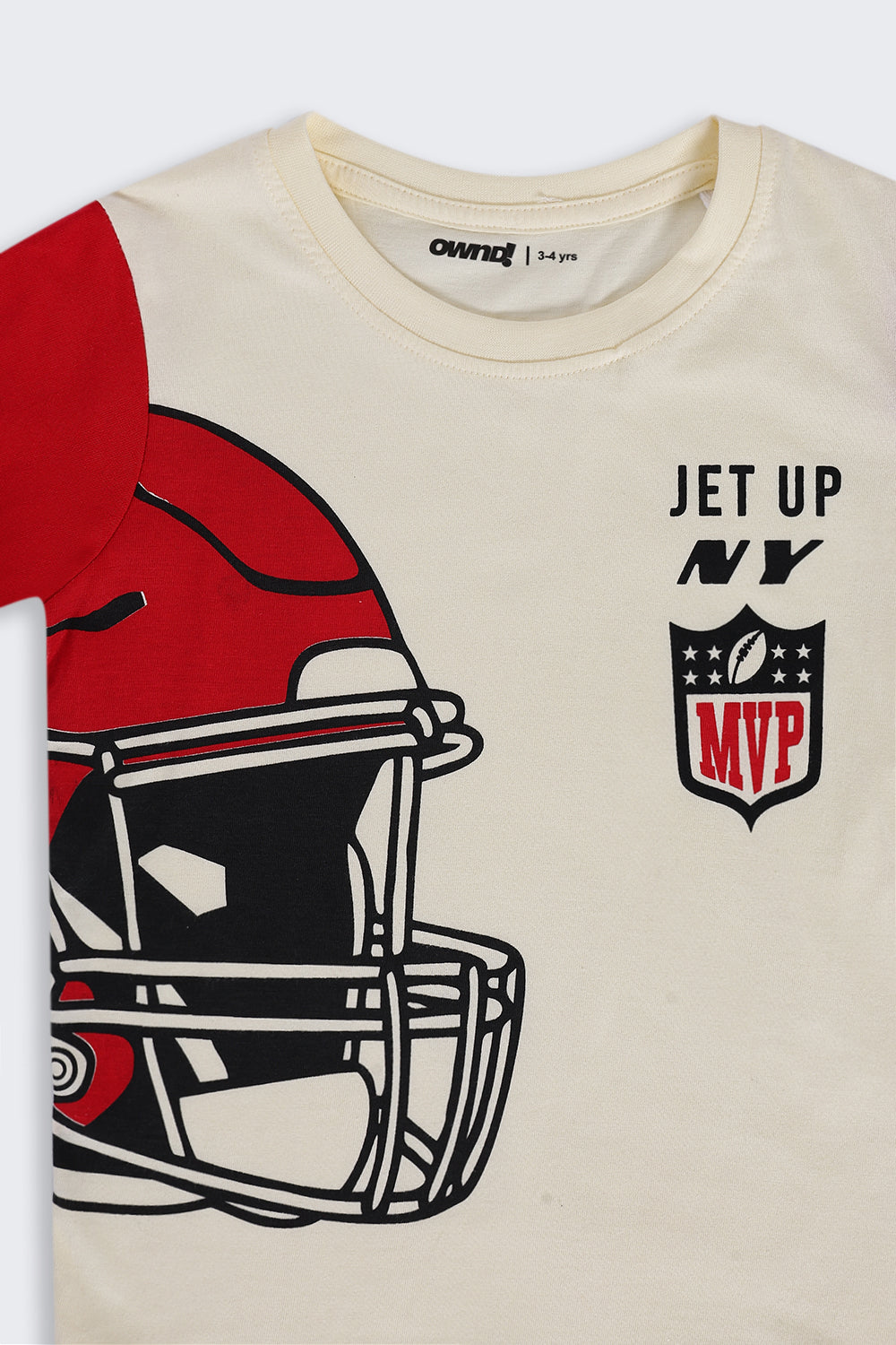 Boys Regular Fit Red Graphic Printed Co-ord Set