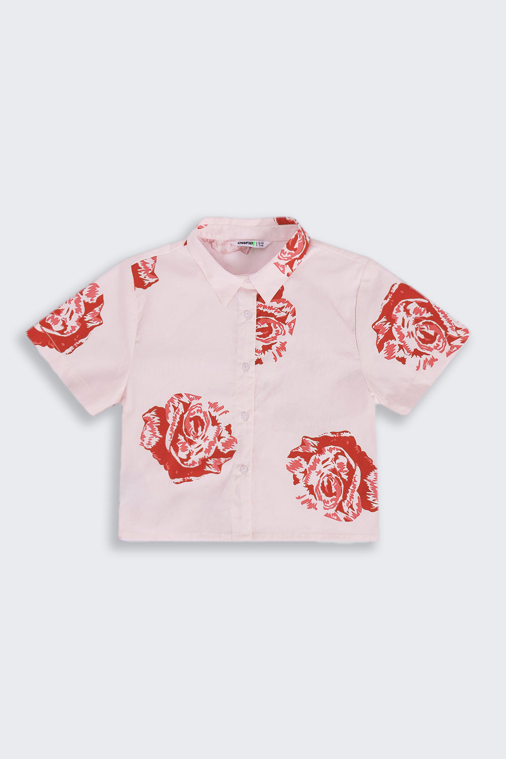 Tweens Girls Boxy Fit Pink Botanical Co-ord Set