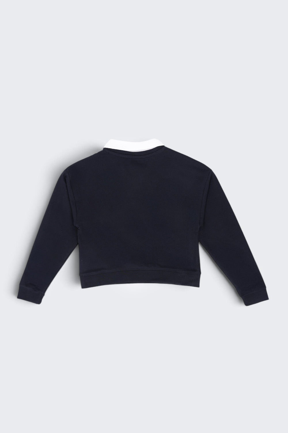 Tweens Girls Navy New York Collar Sweatshirt