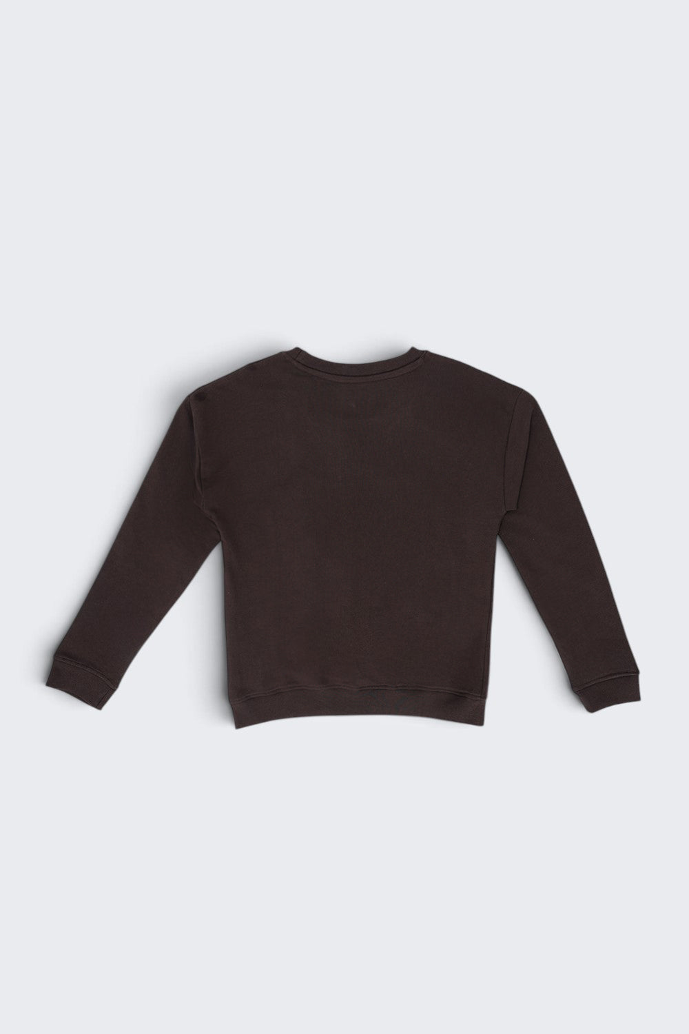 Tweens Girls Brown Bliss Embroidered Graphic Sweatshirt