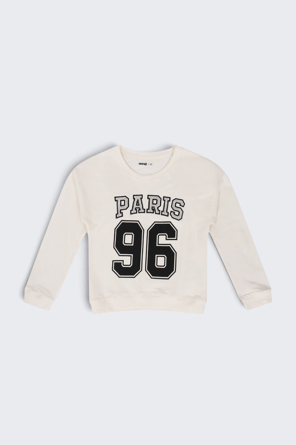 Tweens Girls Off White Paris 96 Graphic Sweatshirt