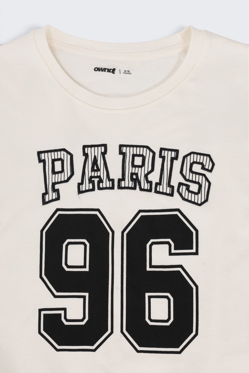 Tweens Girls Off White Paris 96 Graphic Sweatshirt