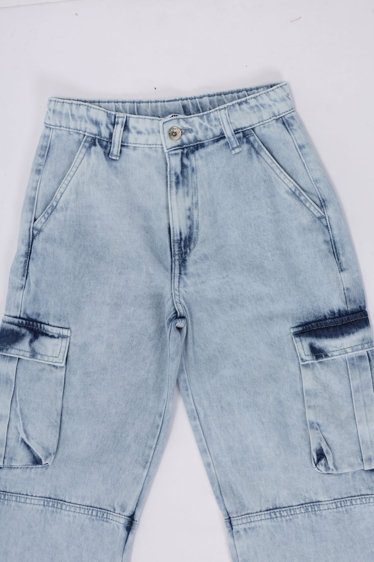 Tweens Boys Light Blue Cargo Jeans