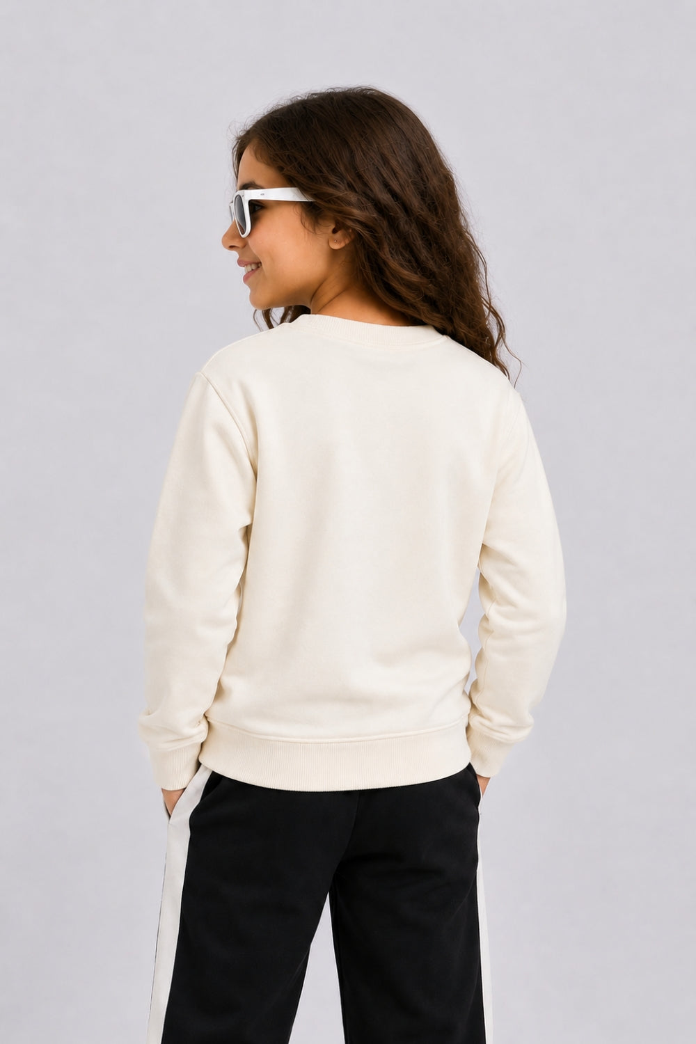 Tweens Girls Off White Paris 96 Graphic Sweatshirt