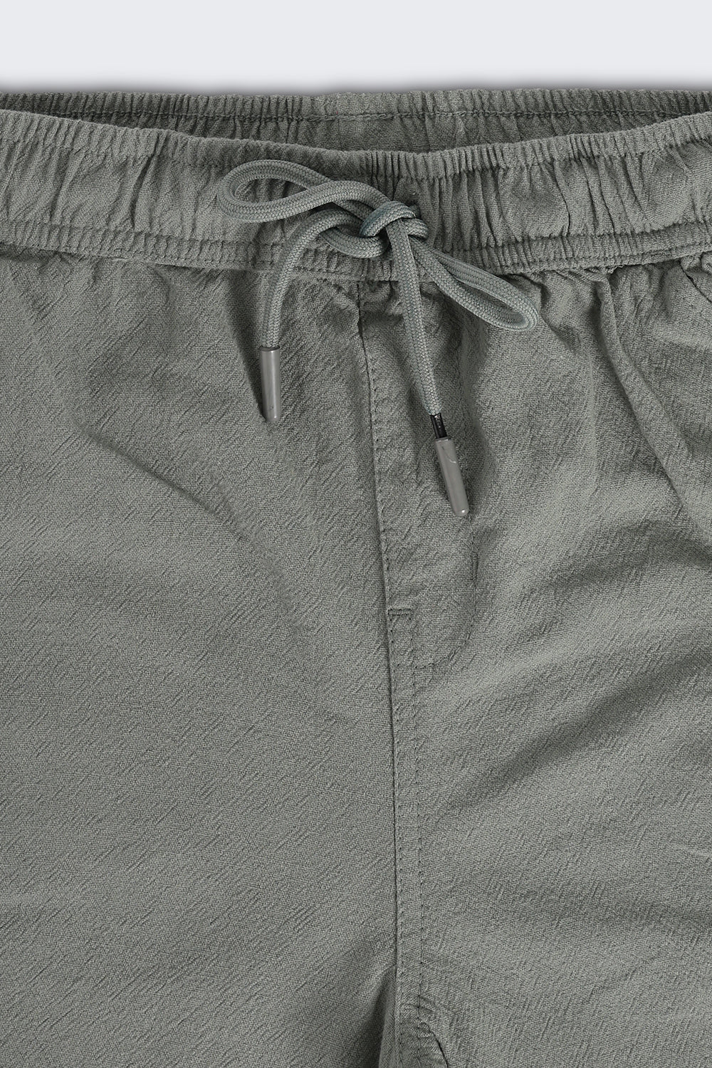 Teal Solid Regular Fit Shorts
