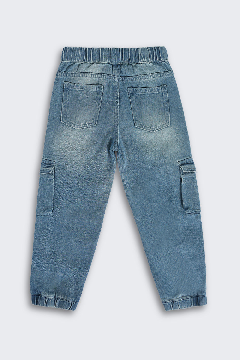 Blue Jogger Fit 6 Pocketed Jeans