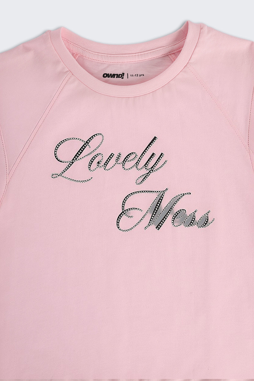 Pink Typographic Regular Fit T-Shirt