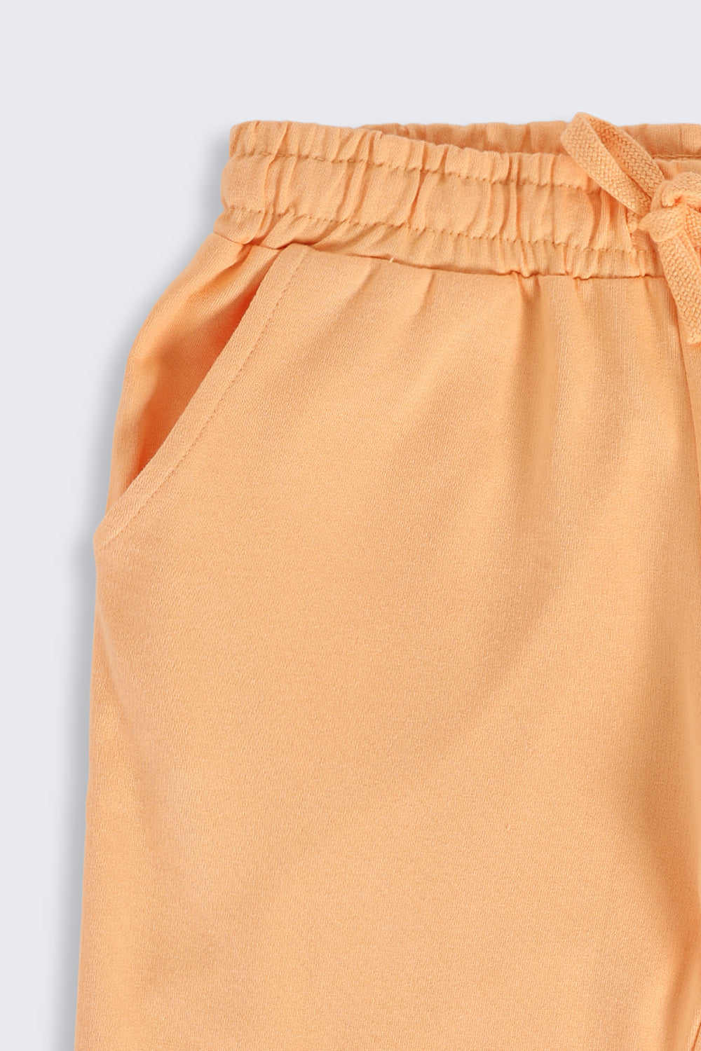 Orange Floral Placement Printed Regular Fit Track Pant