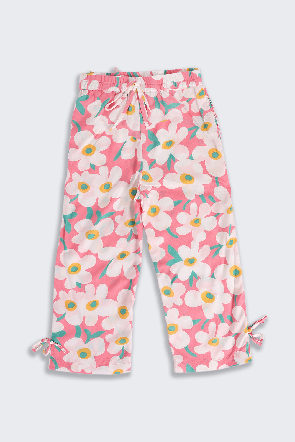 Coral Floral Printed Regular Fit Co-ord Set