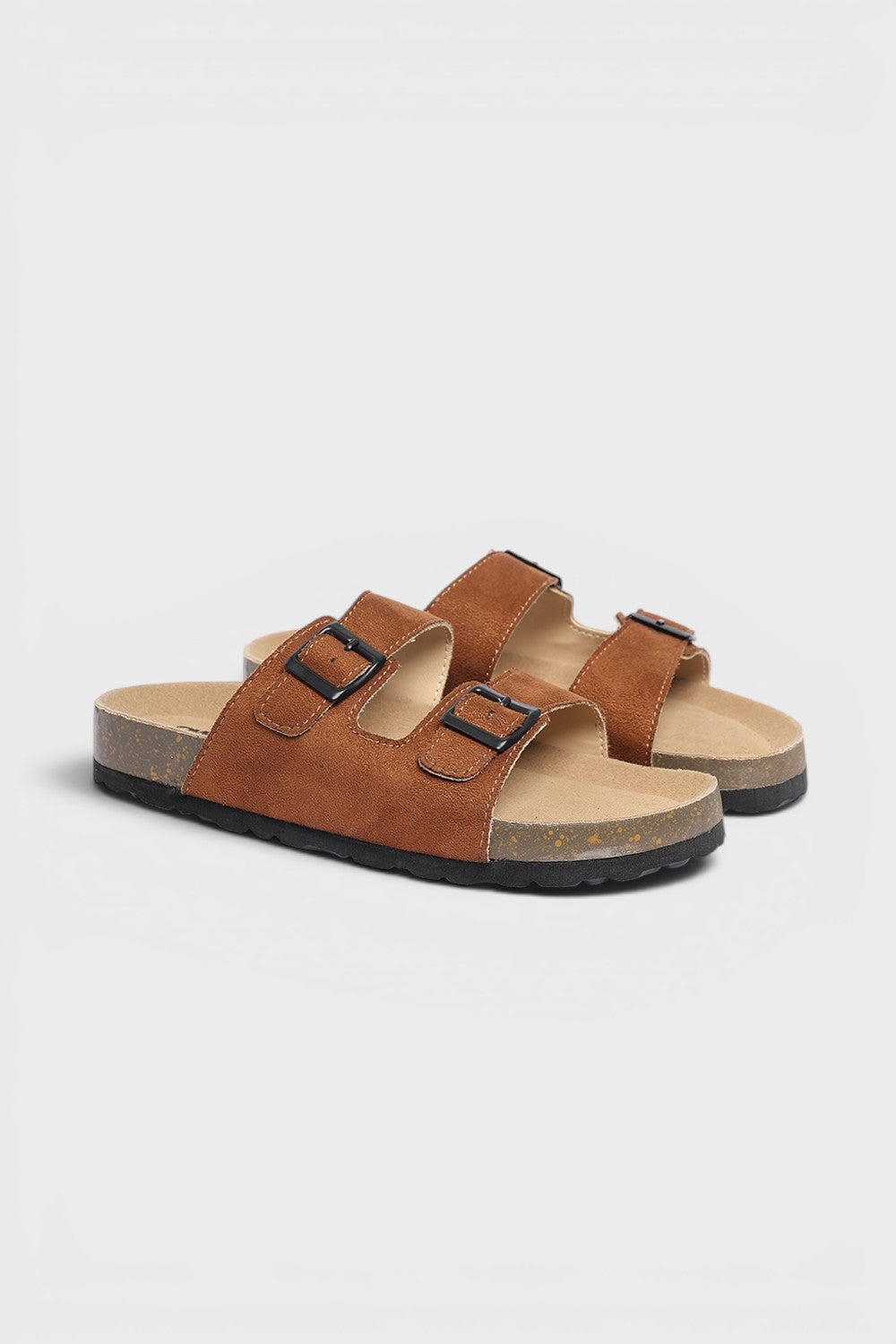 Boy's Brown PU Synthetic Sandal