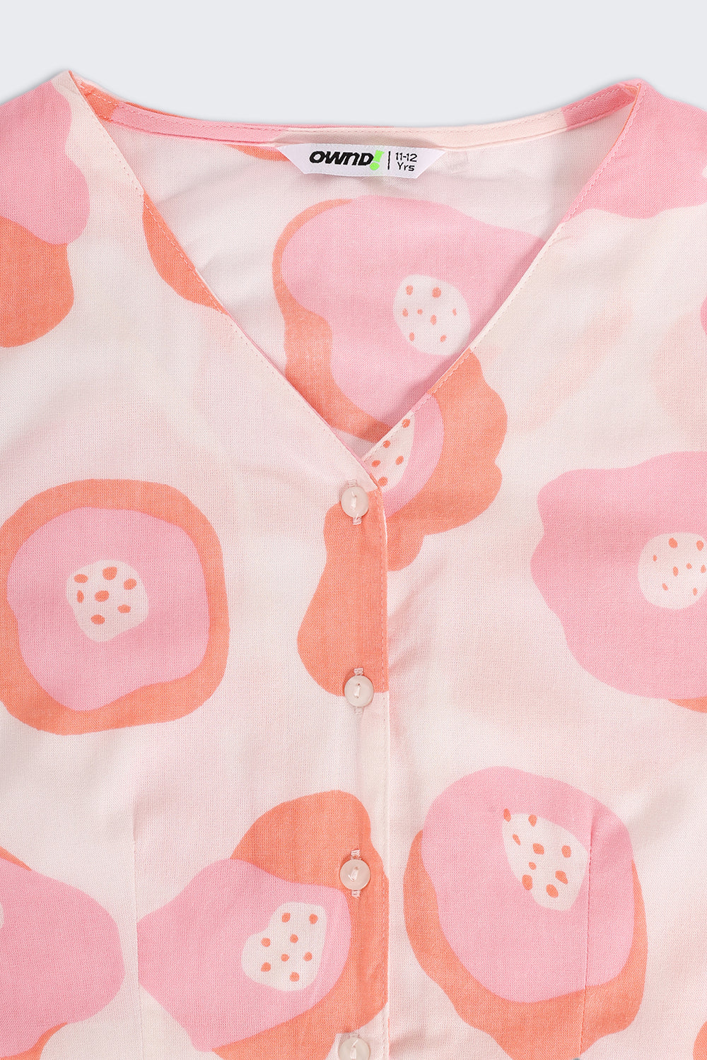 Coral All Over Printed Regular Fit Co-ord Set