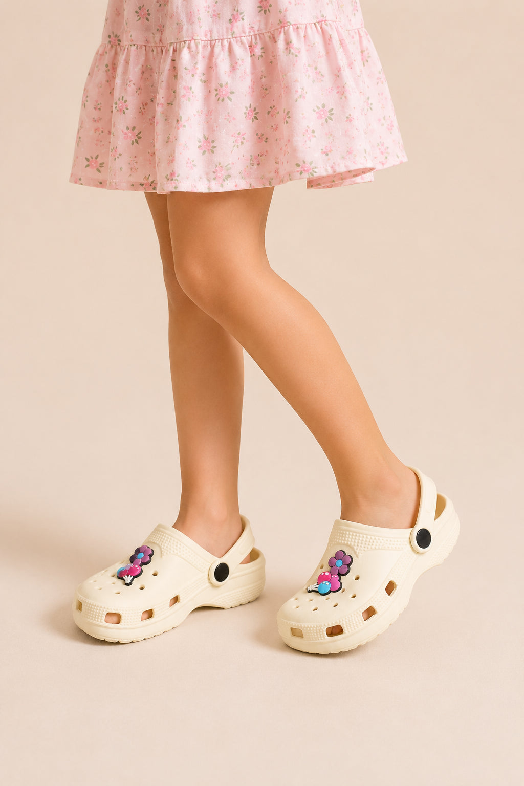 Yellow Solid Platform Clogs