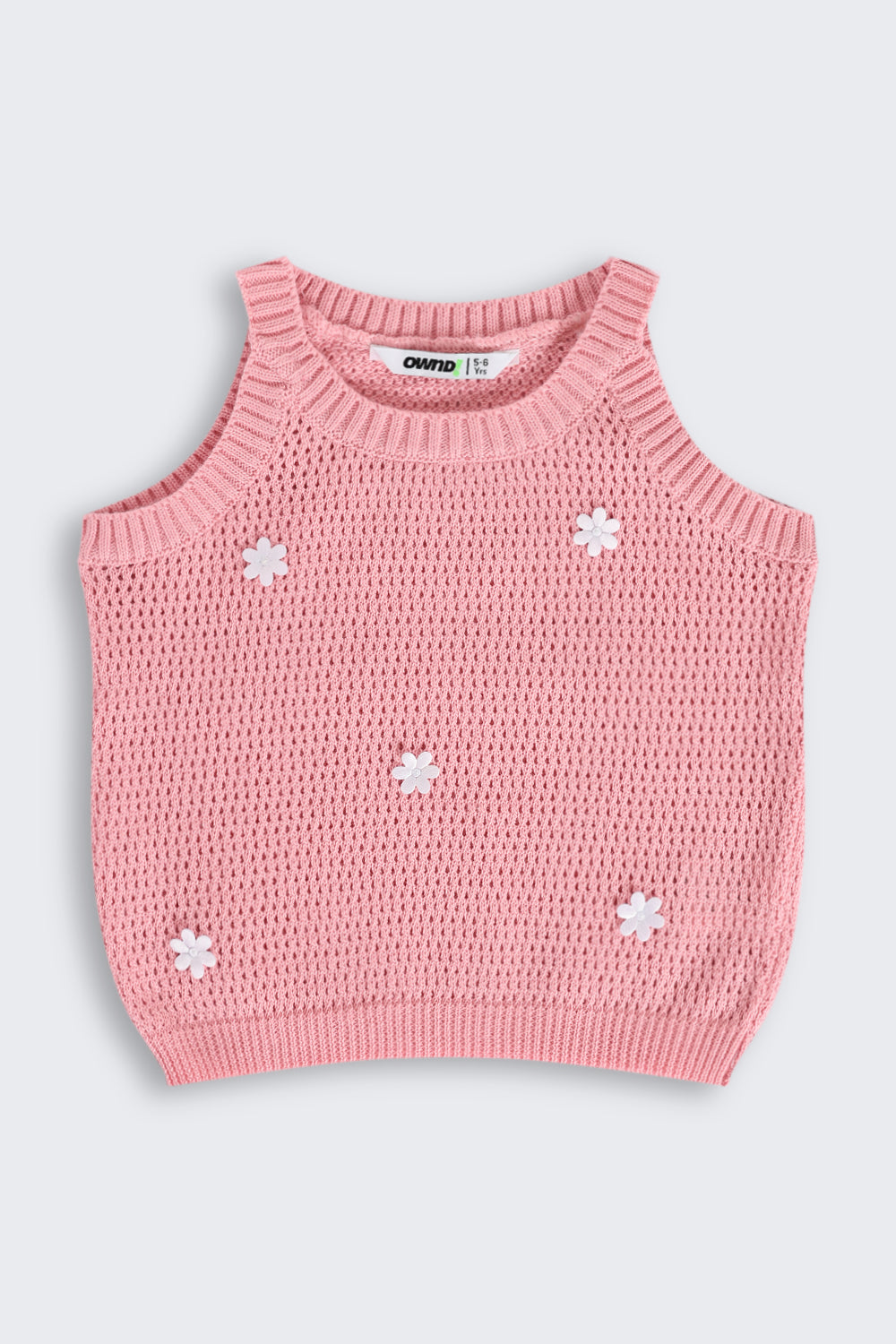 Coral Self Design Regular Fit Tank Top