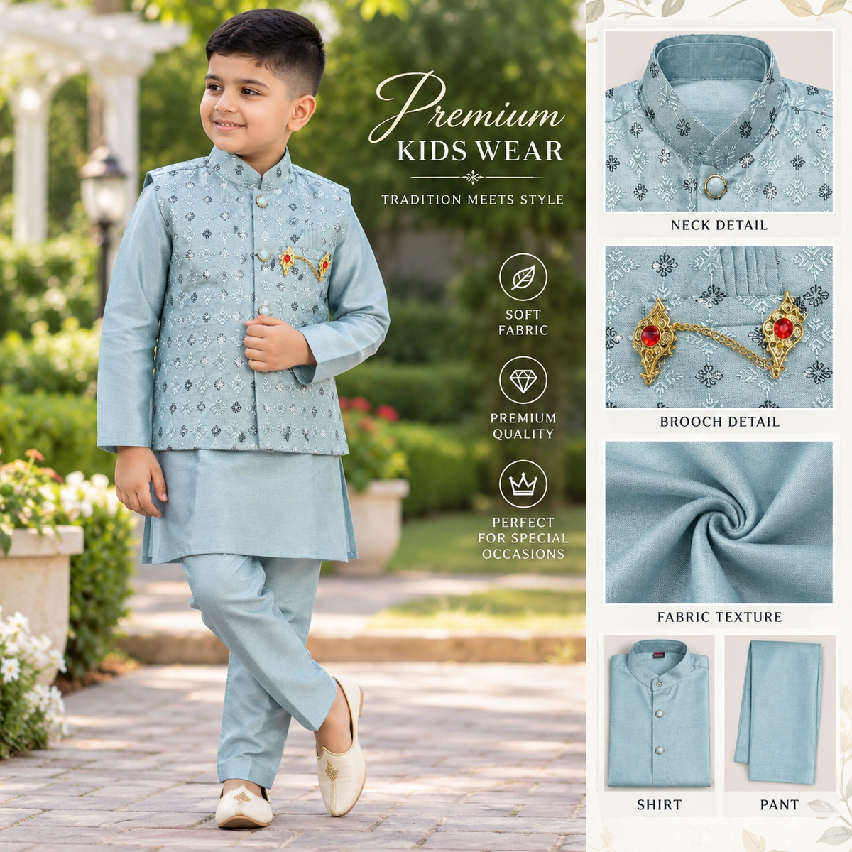 Blue Kurta Coty