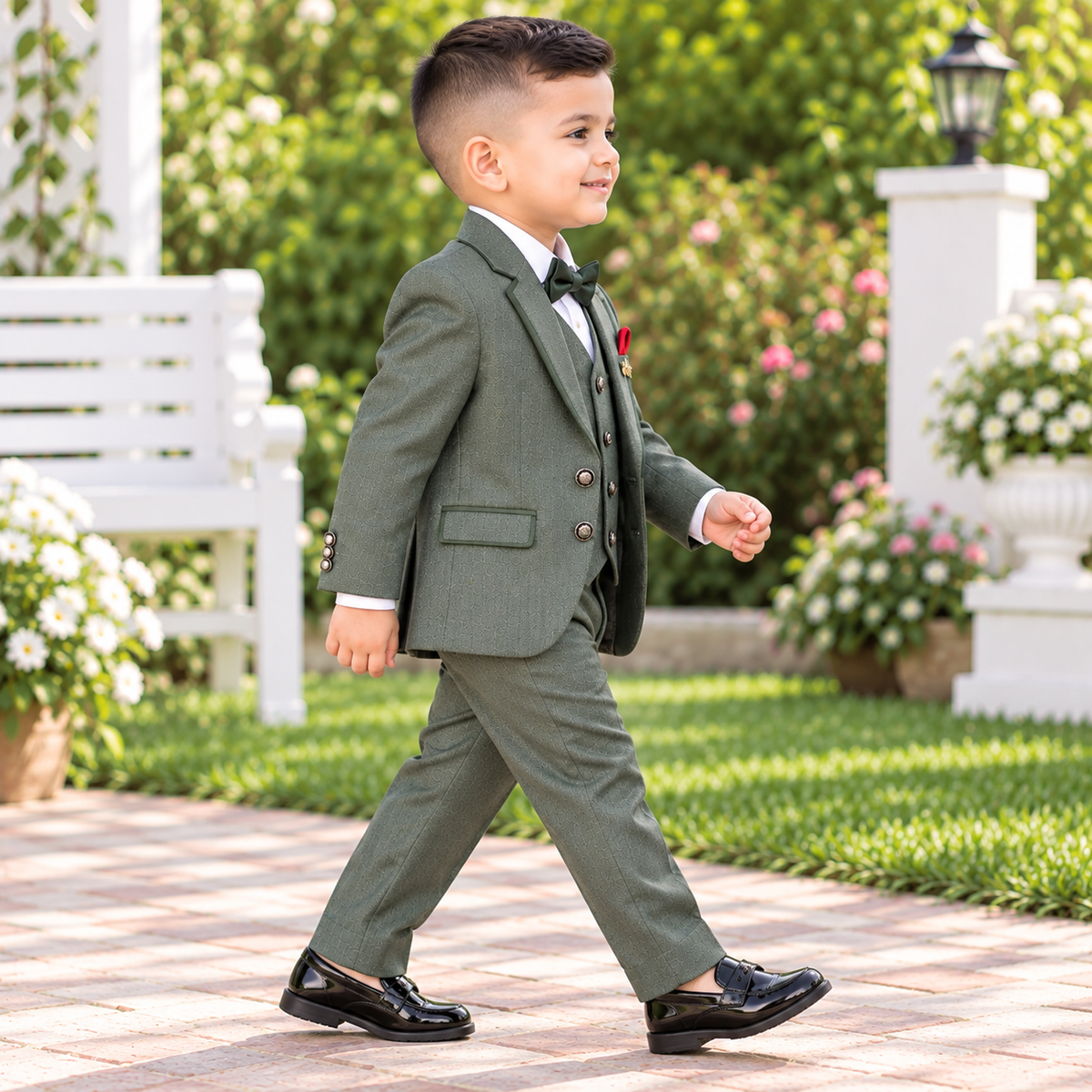 Green Coat Suit