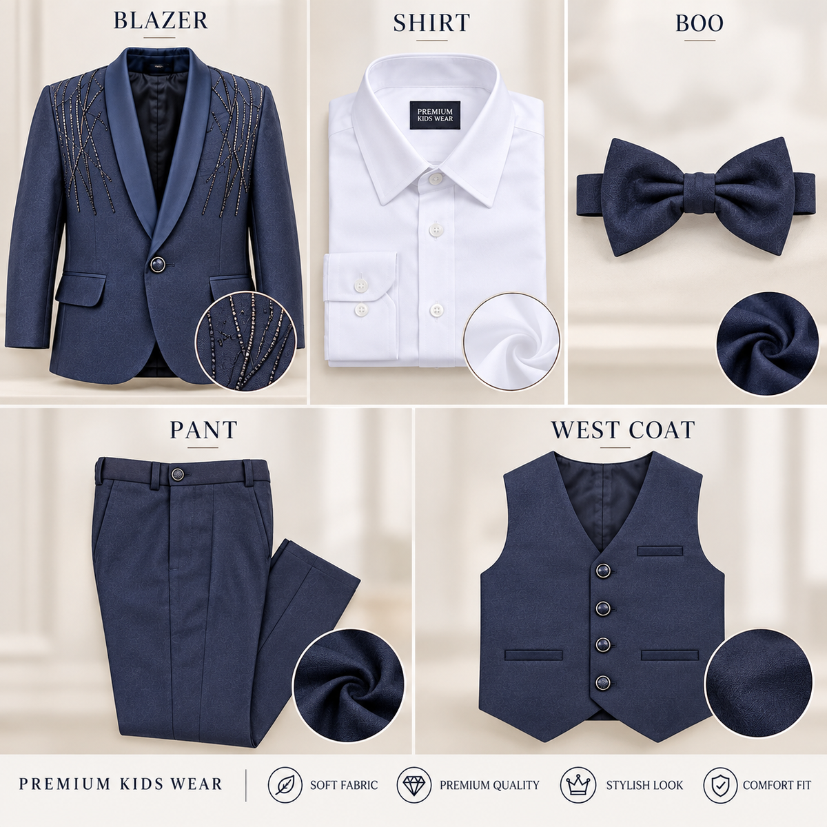 Navy Coat Suit