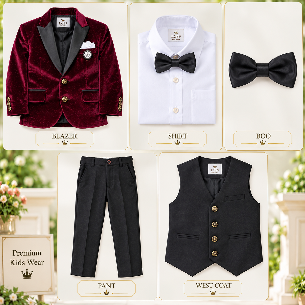 Wine Coat Suit