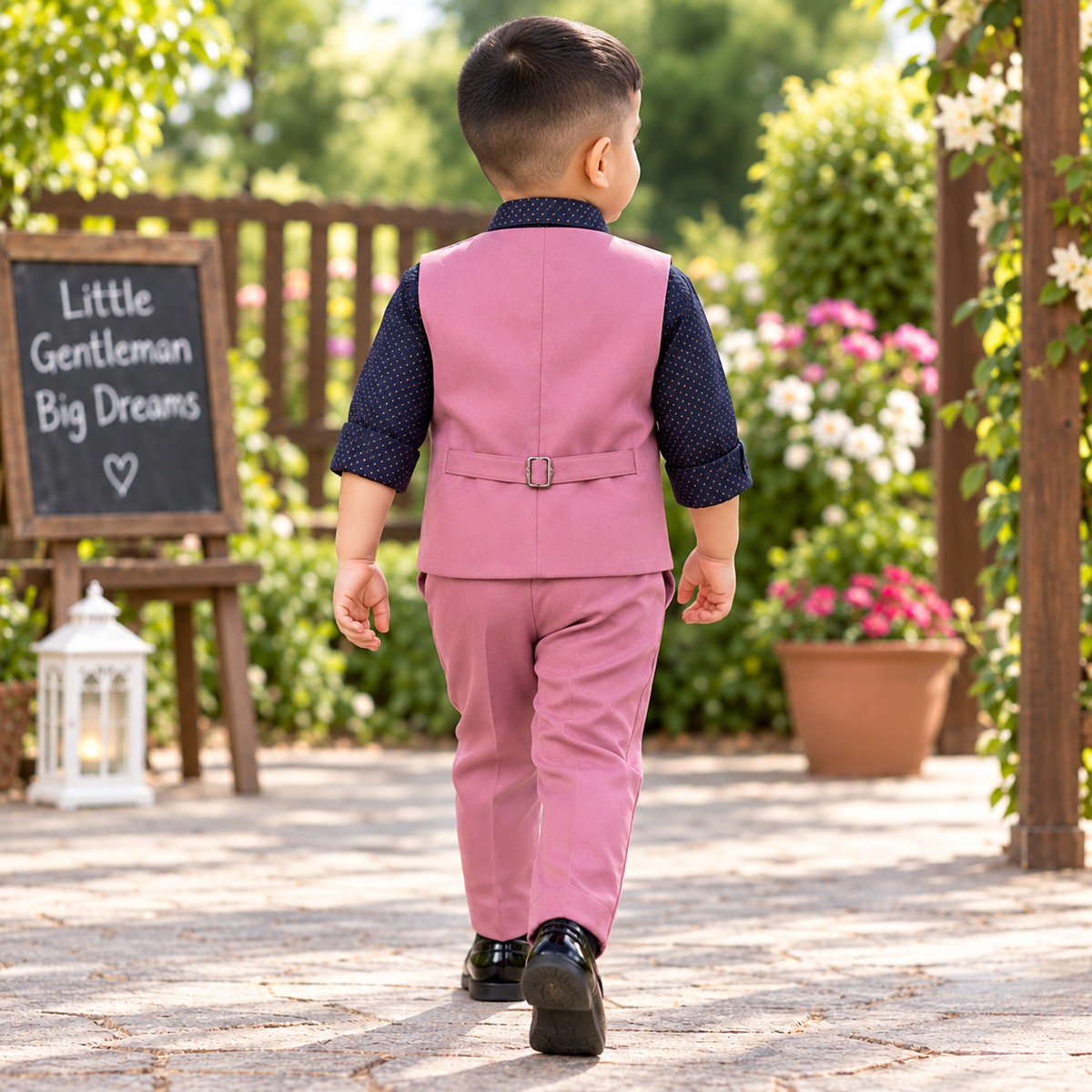 Peach Jacket Suit