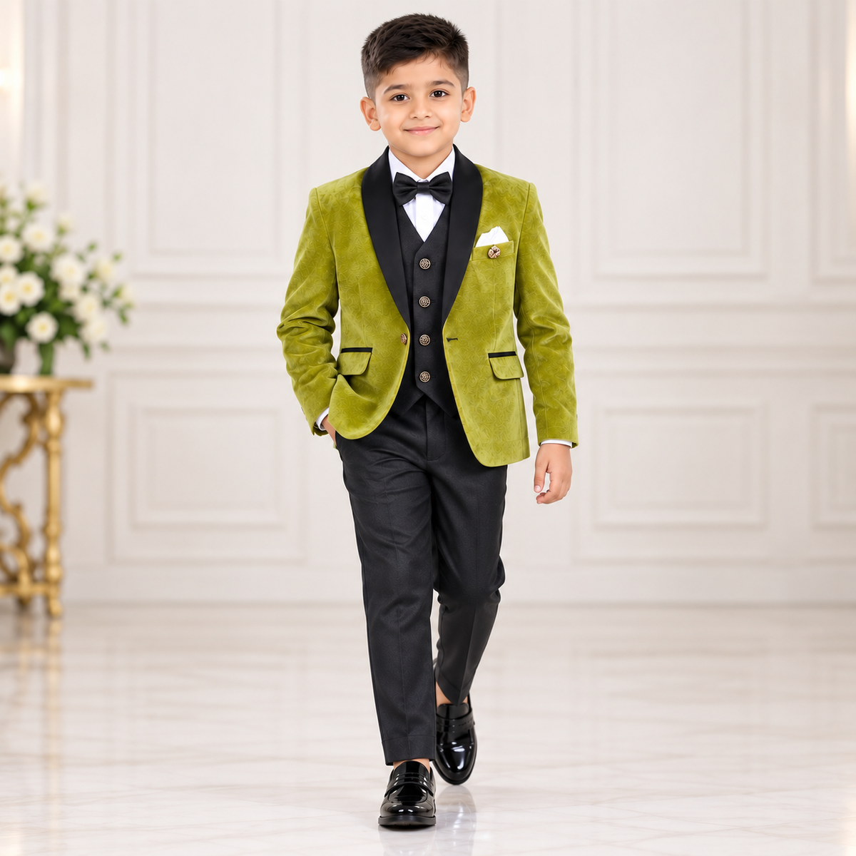 Green Coat Suit