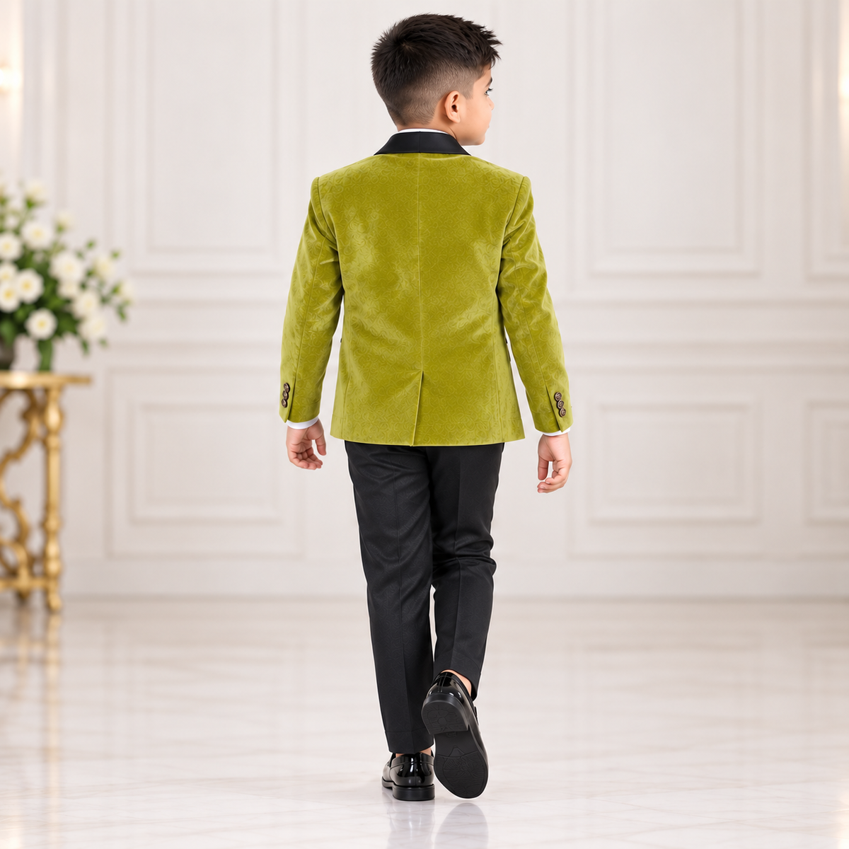 Green Coat Suit