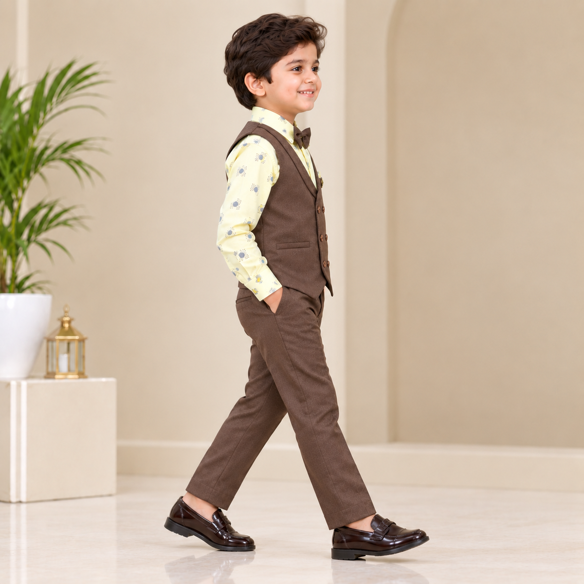 Brown Jacket Suit