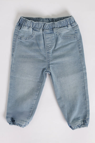 Blue Loose Fit Jeans With 4 Pocket