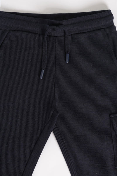 Navy Regular Fit Jogger With 3 Pocket