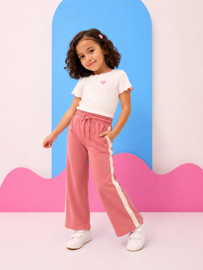 Pink Regular Fit Jogger With 2 Pocket