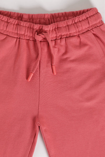 Pink Regular Fit Jogger With 2 Pocket