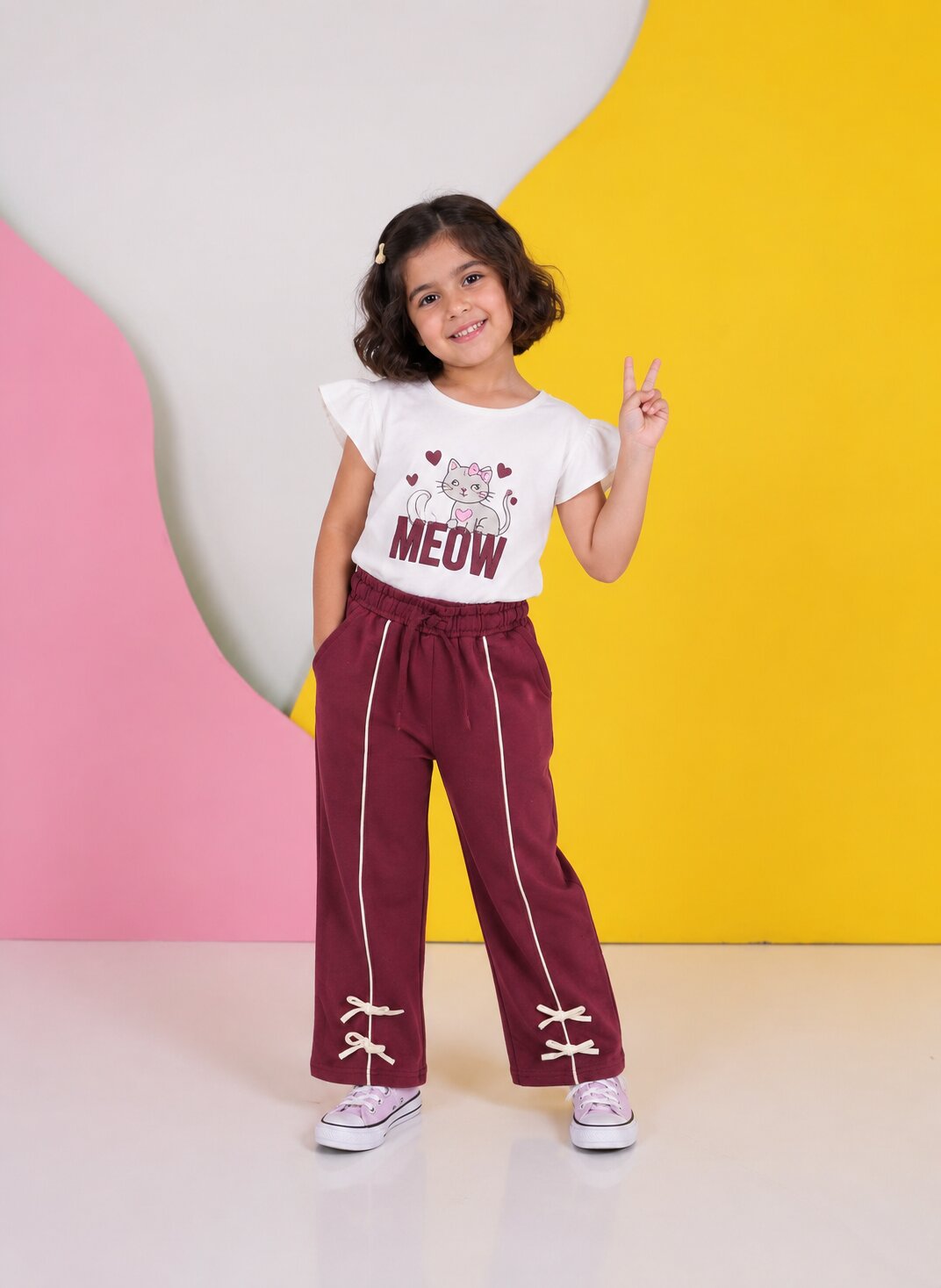Maroon Regular Fit Jogger With 2 Pocket