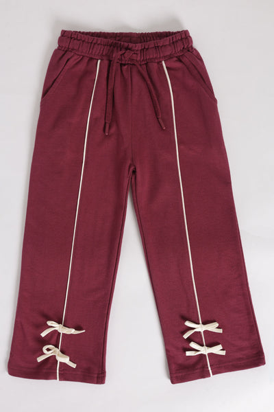 Maroon Regular Fit Jogger With 2 Pocket