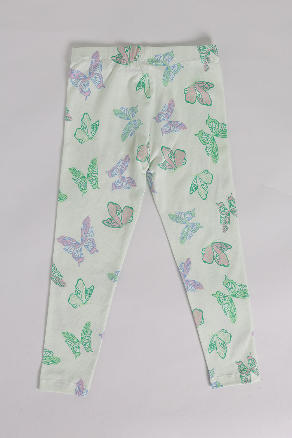Green Mid Rise Regular Fit Legging