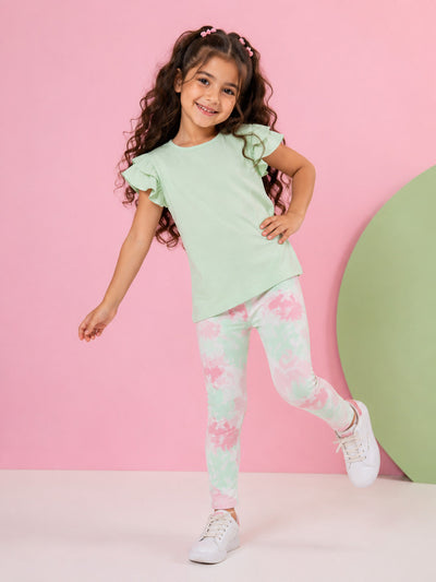 Multi Coloured Mid Rise Skinny Fit Legging