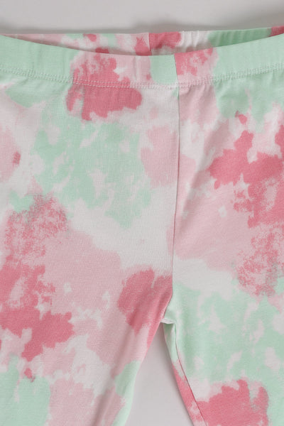 Multi Coloured Mid Rise Skinny Fit Legging