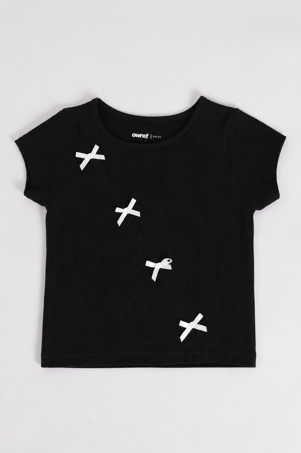 Black Cotton Regular Fit T-Shirt