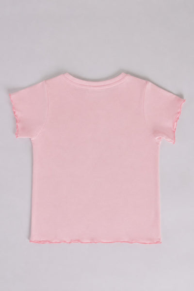 Pink Graphic Regular Fit T-Shirt