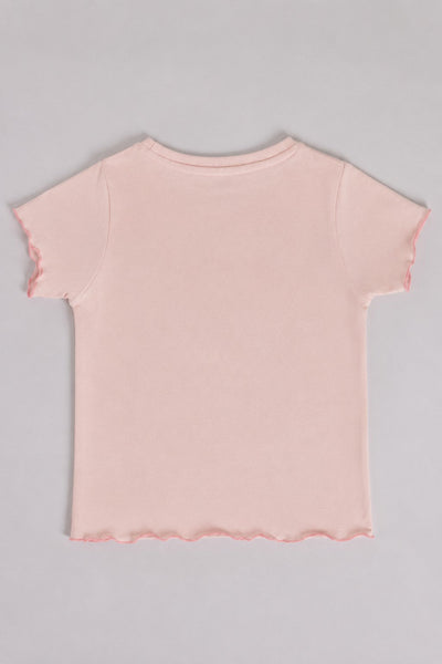 Pink Heart Regular Fit T-Shirt