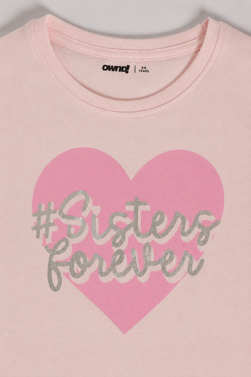 Pink Heart Regular Fit T-Shirt