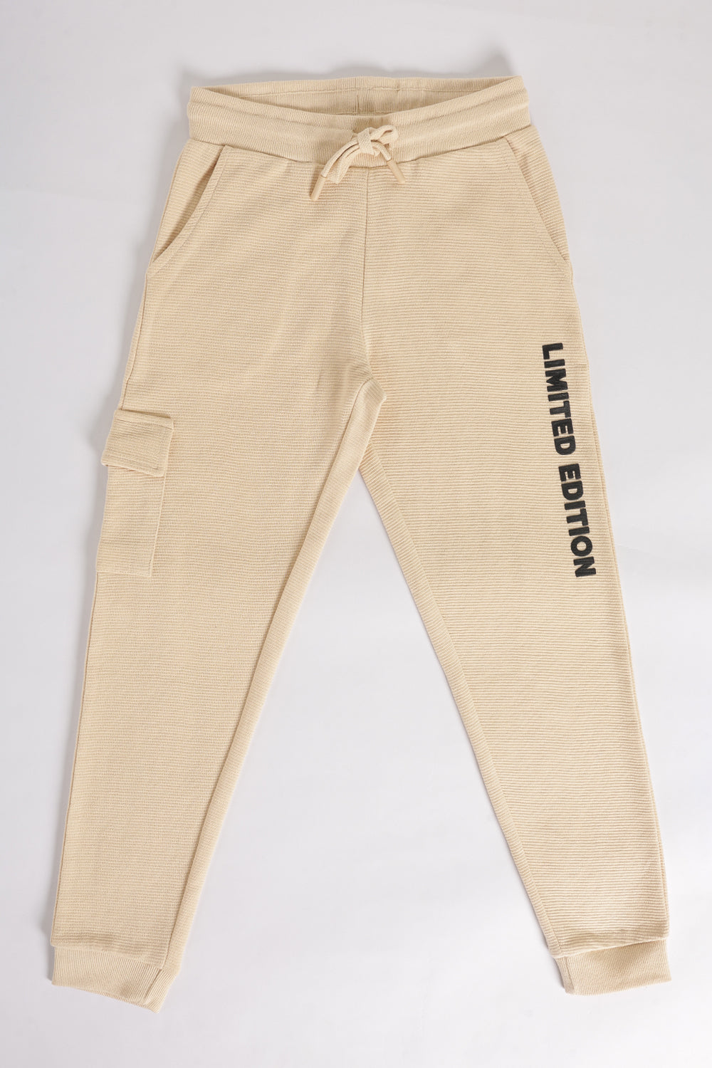 Beige Regular Fit Jogger With 3 Pocket