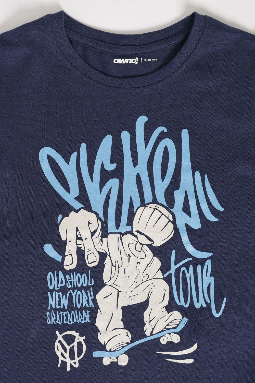 Navy Graphic Regular Fit T-Shirt
