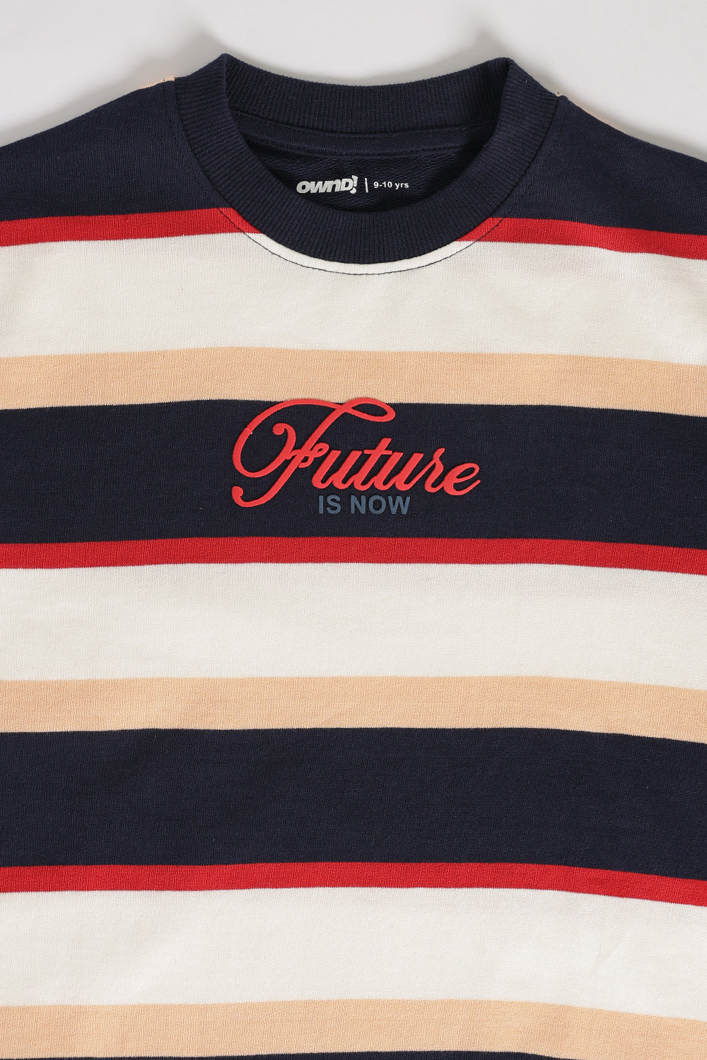 Multi Coloured Stripes Regular Fit Sweatshirt