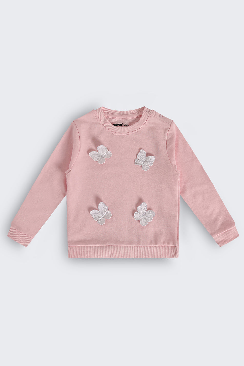 Infant Girls Pink Cotton Regular Fit Co Ord Set