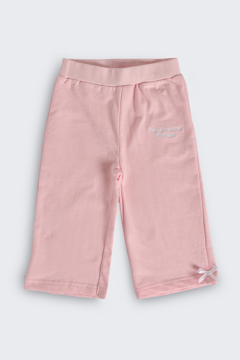 Infant Girls Pink Cotton Regular Fit Co Ord Set