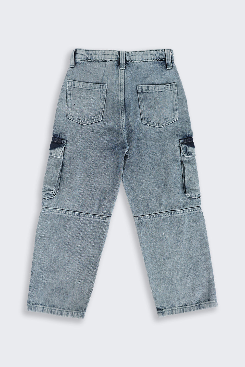 Boys Light Blue Regular Fit Jeans With 6 Pocket