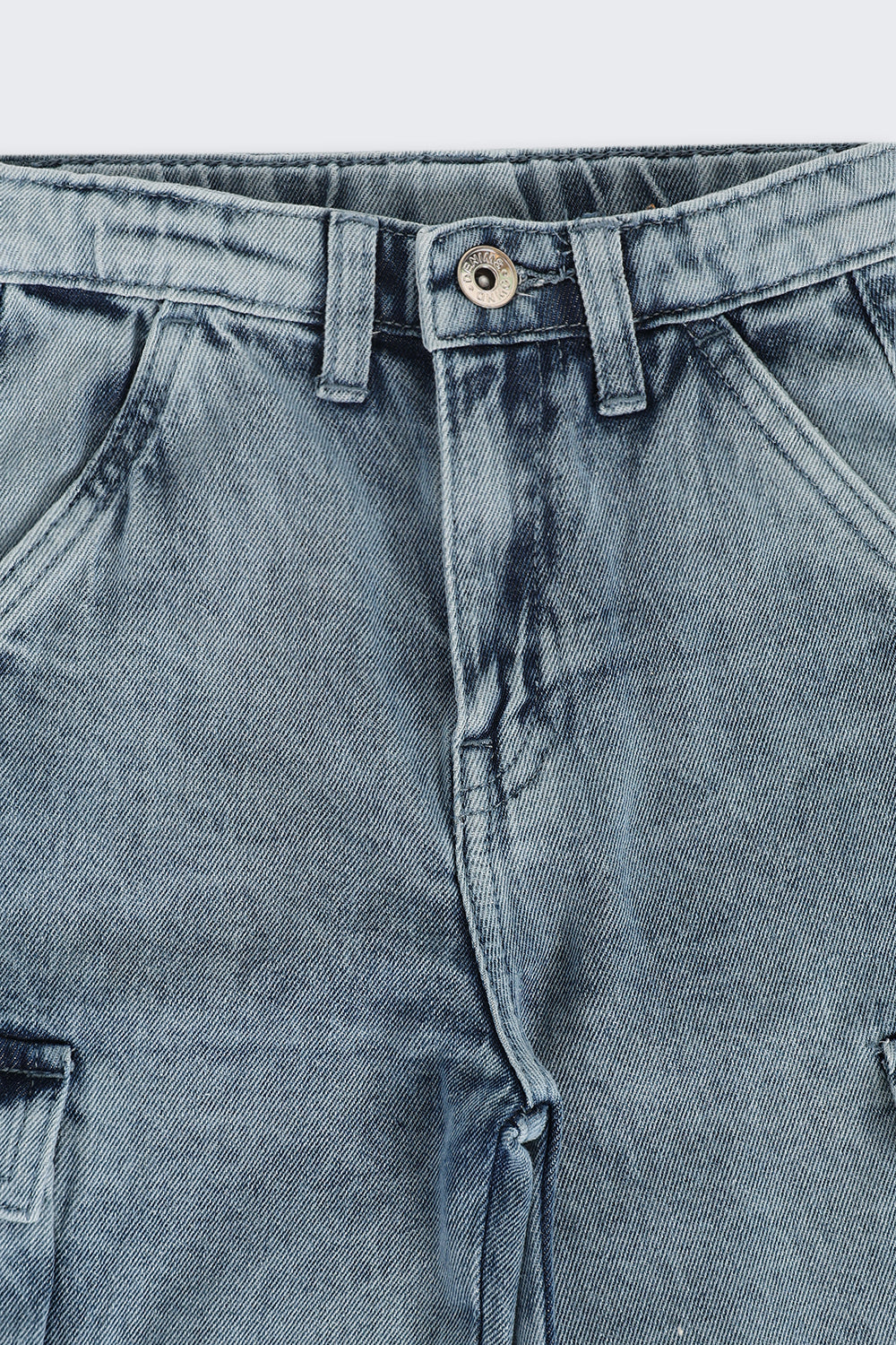 Boys Light Blue Regular Fit Jeans With 6 Pocket